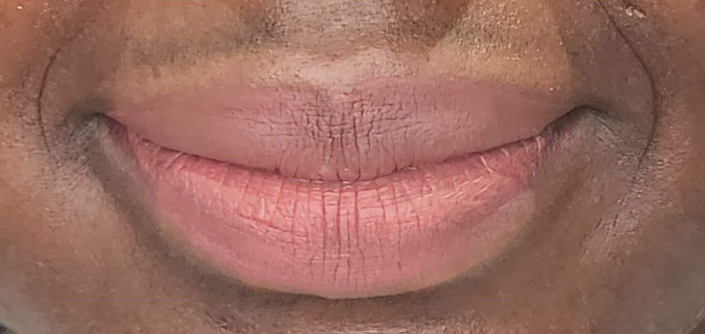 Women wearing Frankie Blair Everly Matte Lip Stain. A Desert Rose Brown Liquid Lipstain. The best lip stain for a long lasting and hydrated lip.