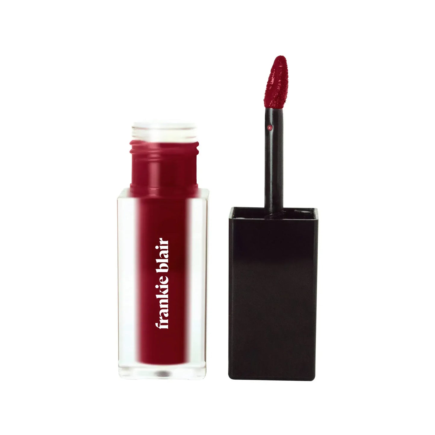 Frankie Blair Matte Lip Stain Desert Rani, for velvet matte lips.  A reddish brown lip stain that is long lasting and hydrating.