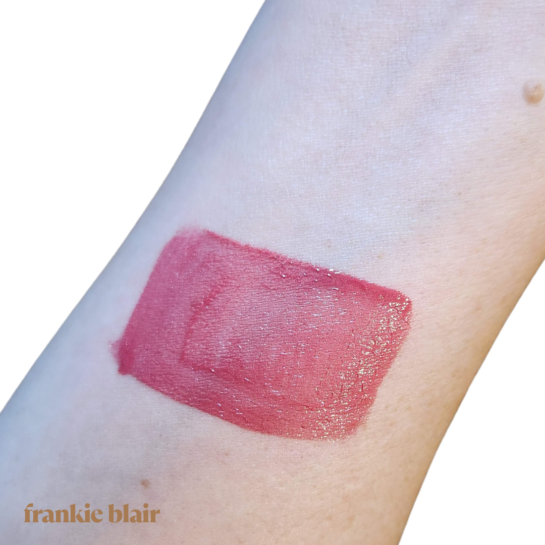 Frankie Blair Lip Gloss Zali, a pigmented pink